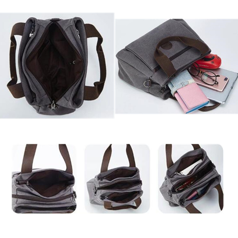 Women Bag Handbags Crossbody Canvas Bag for Woman 2024 Big Bag Canvas Shoulder Tote Female Handbags Lady Designer Messenger Bags