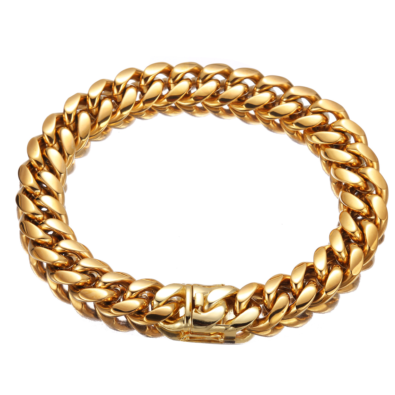 6-22mm Mens Hip Hop 316L Stainless Steel Miami Cuban Link Chain Necklace Jewelry