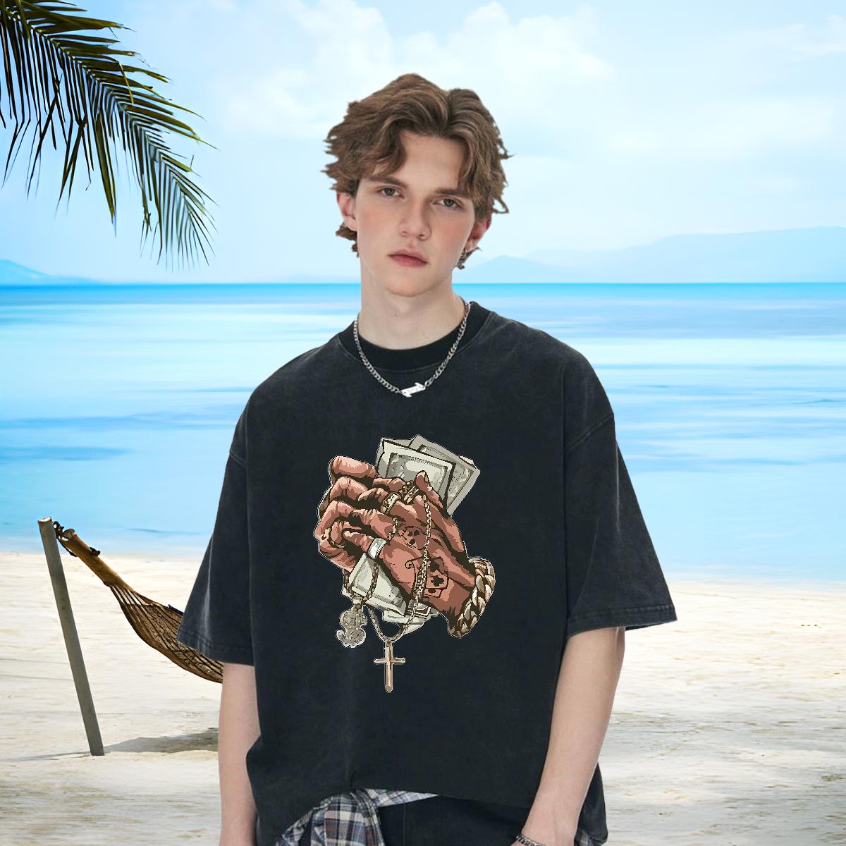 Designer Fashion Mens T Shirts Cotton Breathable Home Outdoor Tshirts Custom Comfortable Clothes
