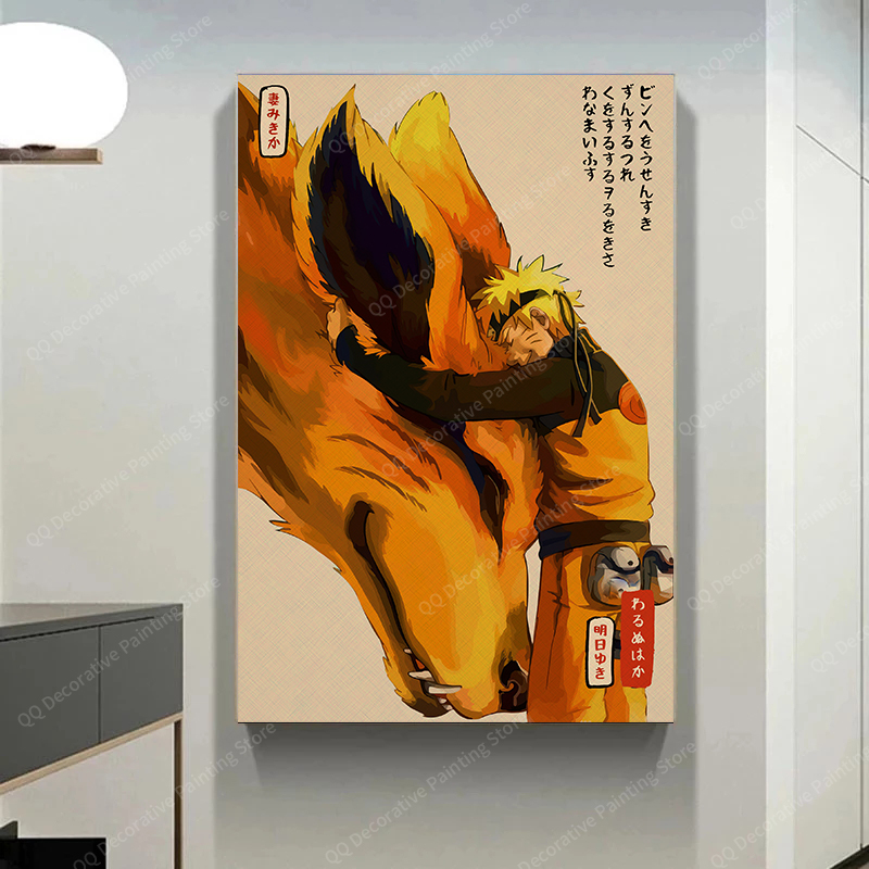 Japanese Anime Naruto Canvas Painting Uchiha Itachi Naruto Jiraya Wall Art Poster Print Mural Living Room Decor Pictures Cuadros