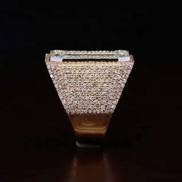 Custom Personalized engagement rings GIA IGI certified vvs Diamond ring 14K 18K Gold party vvs moissanite diamond Ring