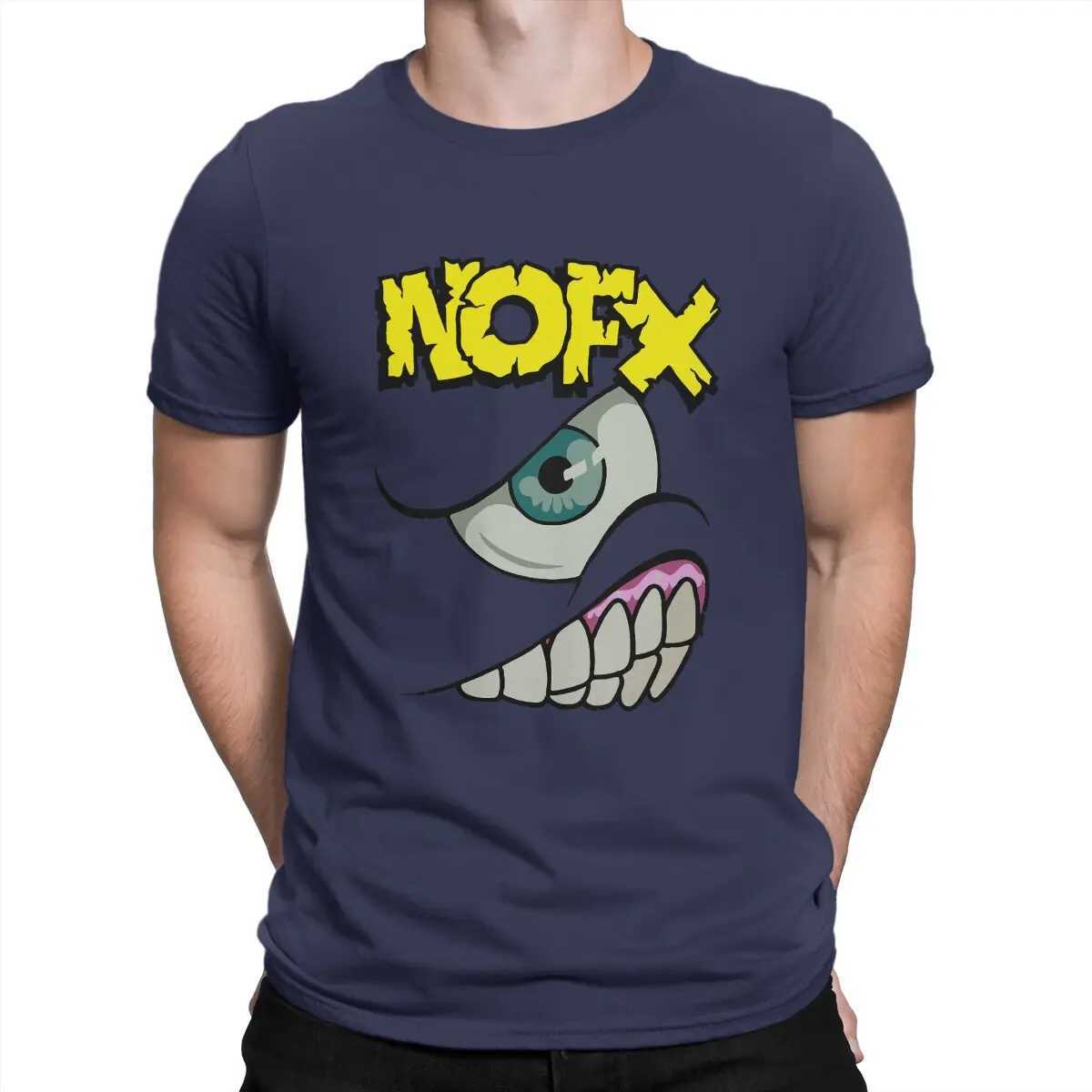 Men's T-Shirts Mens T-shirt NOFX 1994 Retro Cotton T-shirt Short sleeved Replacement PopRock 80s T-shirt O-neck Top GraphicL2405