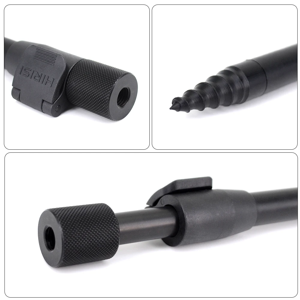 Hirisi 2 piece Carp Fishing Bank Sticks Aluminium Fishing Rod Pod Support Fishing Accessories BKF030
