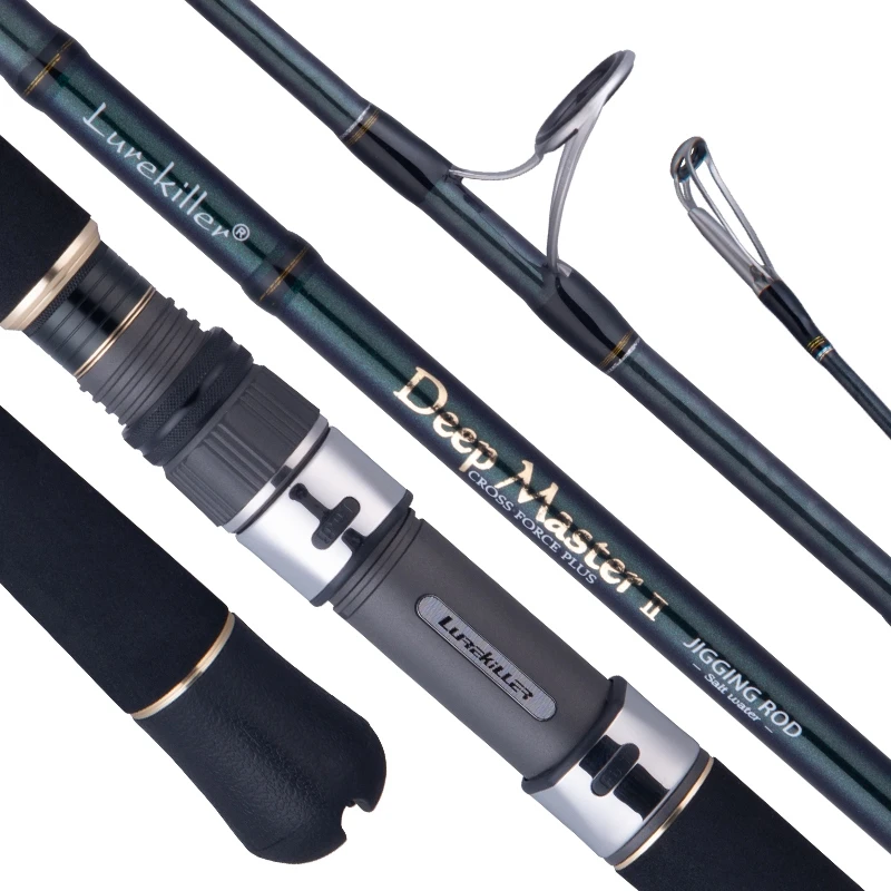 Lurekiller Japan Full Fuji Parts Jigging Rod 1.8M PE 2-4 Lure Weight 80-200G/100-30G 20kgs Spinning/casting Ocean Fishing Rod