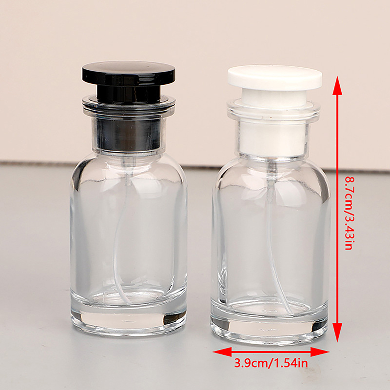 30ML Atomizer Perfume Spray Bottle For Travel Clear Empty Cologne Dispenser Portable Glass Sprayer Toner Cosmetics