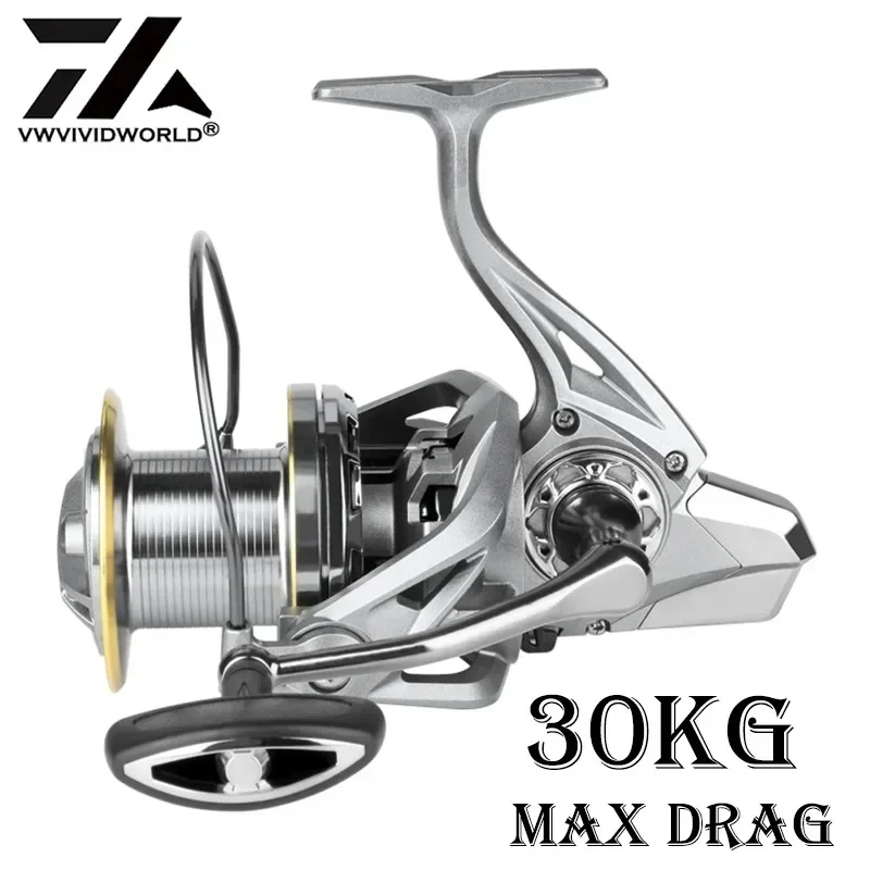 VX 30KG Saltwater Long Casting Fishing Reel High Speed Baitcasting Reel 8000-14000 Series Surfcasting Lure Reels