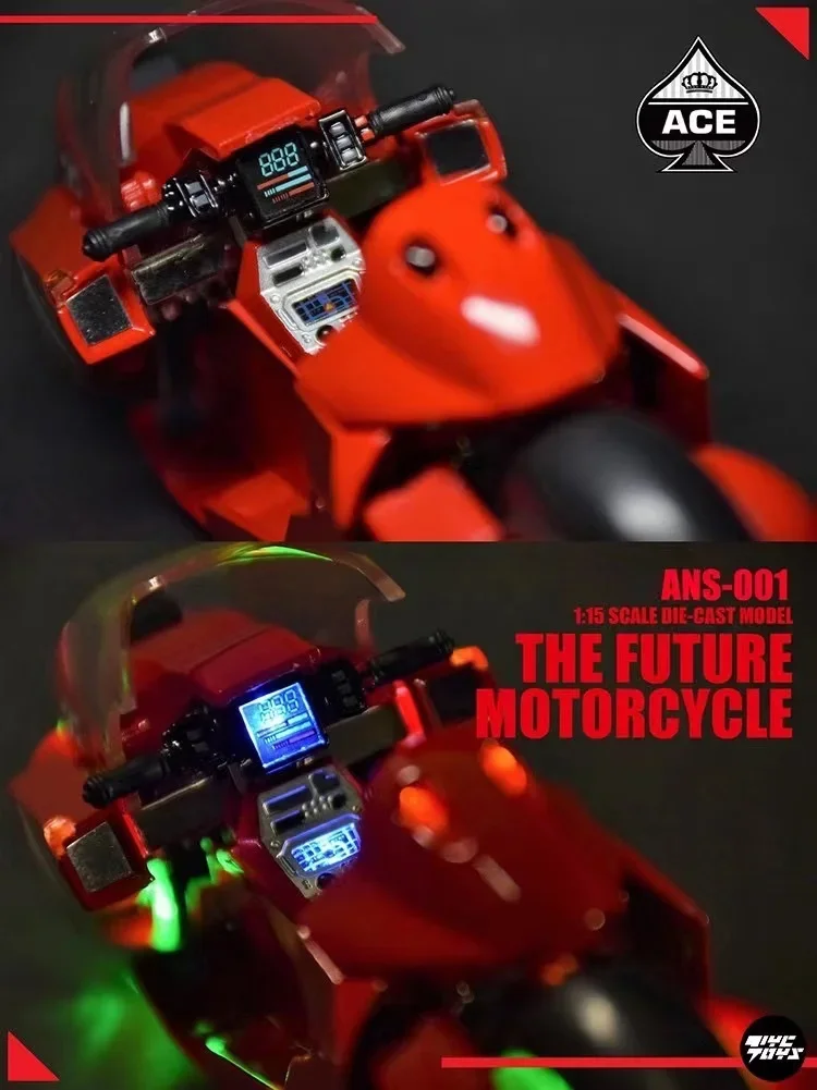 Two Versions ACE TOYZ ANS-001 1/15 Future Motorcycle Combat Vehicle Driver Male Soldier Jintian's Motorcycle Alloy Accessories