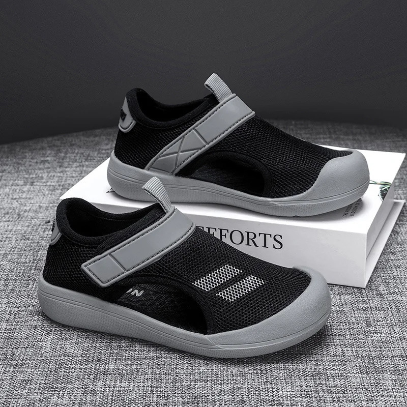 Summer Children Casual Shoes Boys Beach Sandals Kids Lightweight Closed Toe Baby Sport Sandals for Girls Eu Size 23-36 240517