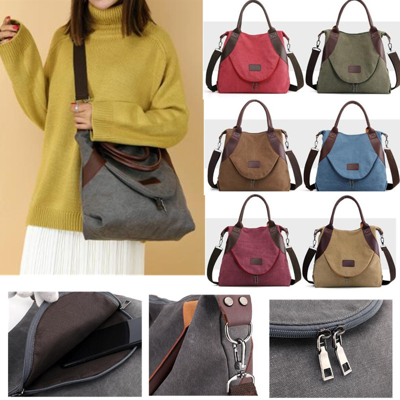 Women Bag Handbags Crossbody Canvas Bag for Woman 2024 Big Bag Canvas Shoulder Tote Female Handbags Lady Designer Messenger Bags