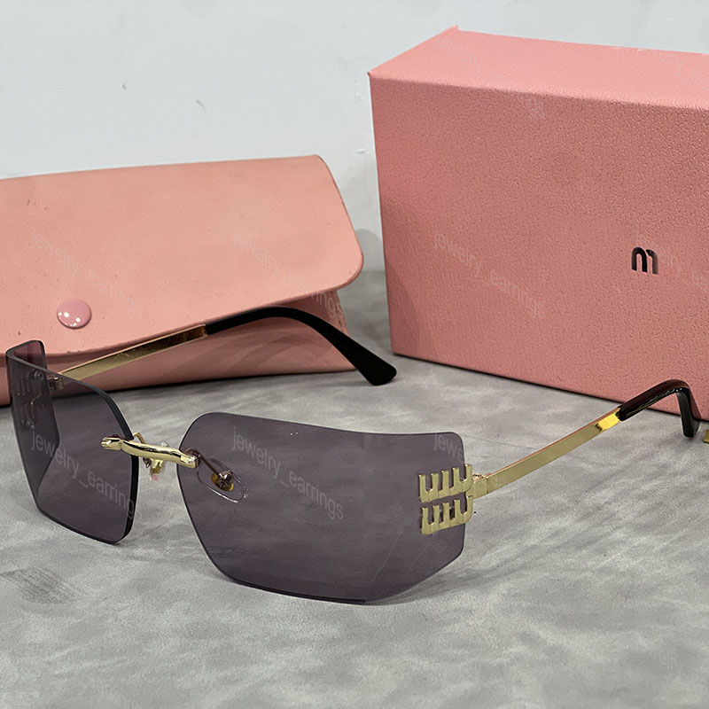 Designer Sunglasses for Women Mens Mu Sunglasses Oval Sunglasse Luxury Monogram Big Frame Sun Glasses Trendy Outdoor Eyeglasses with Box Accessories 2024