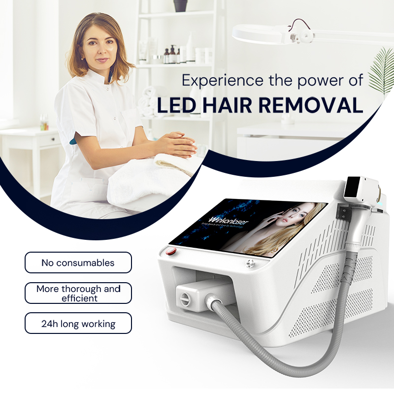 Non Invasive Laser fast hair removal machine 650~1300NM wave Skin Care Equipment Home Device