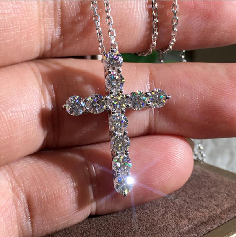 Stunning 2024 Drop Ship Wedding Jewelry Set Multi Style 925 Sterling Silver White 5A Cubic Zircon Dangle Earrings Party Women CLavicle Necklace For Lo
