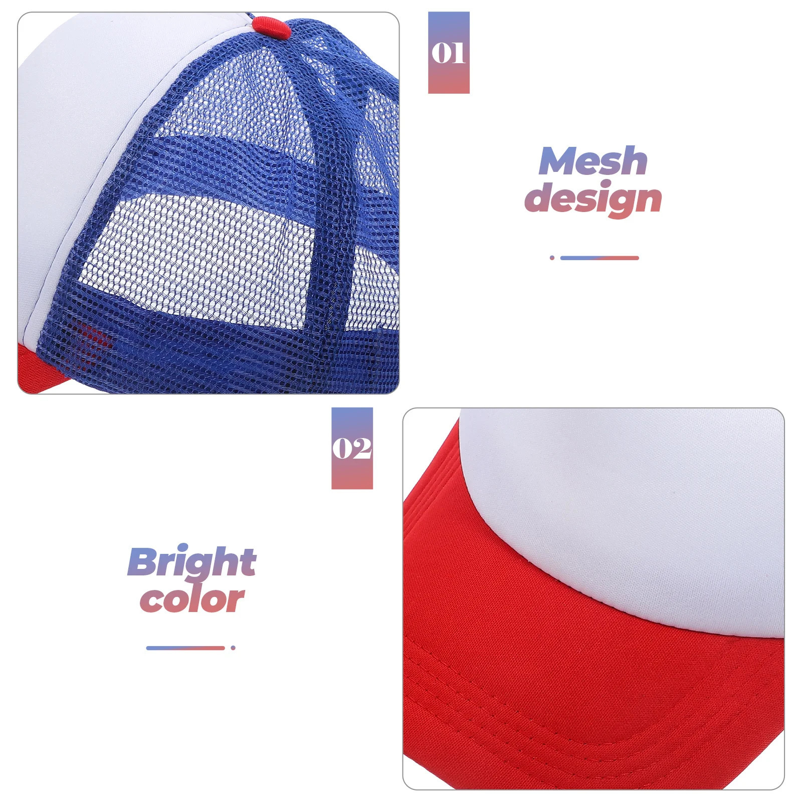 10 Pcs Driver Heat Transfer Hat Blank Sublimated Baseball Cap Men Women Polyester Mesh Cap Sponge Sublimation Blank 240528