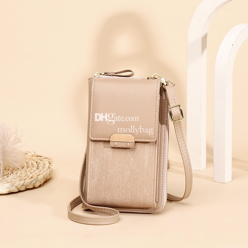New Women's Bag, Mobile Bag Trend, Simple Women's Shoulder Bag, Crossbody Bag, Korean Version Lock Buckle Small Square Bag