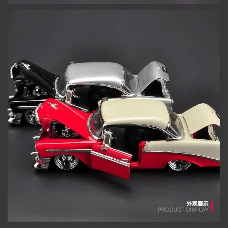 Diecast Model Cars 1 24 1956 BEL AIR High Simulation Diecast Car Metal CHEVY Alloy Model Car Gift Collection