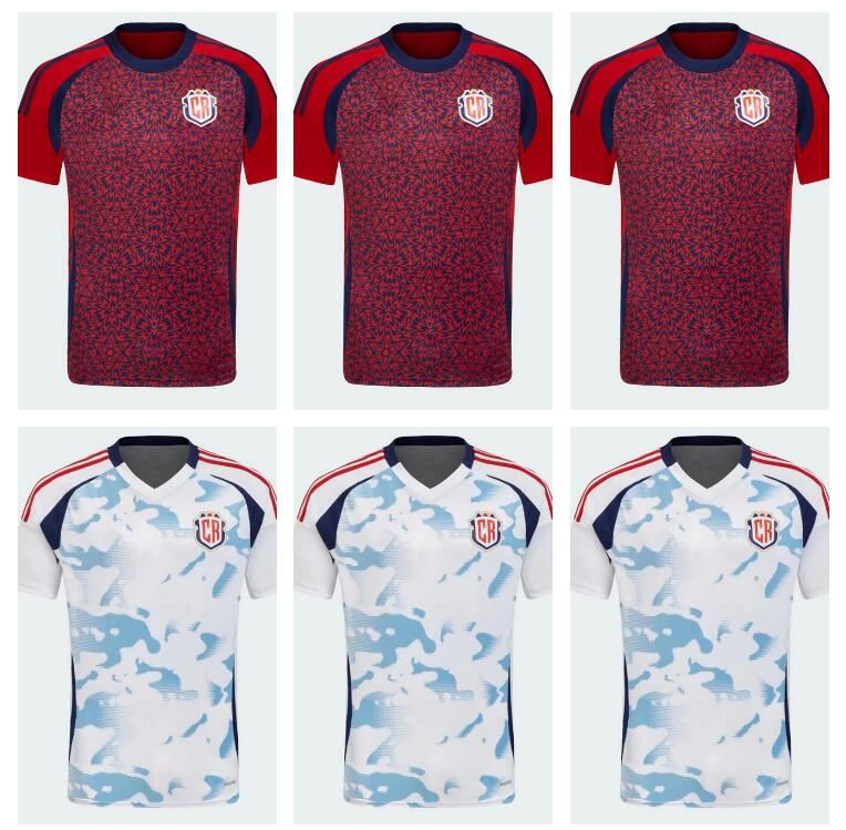 2024 2025 Costa Rica soccer jerseys 24 25 national team CONTRERAS CAMPBELL BENNETTE TEJEDA VENEGAS RUIZ AGUILERA SALAS football shirt home away red white