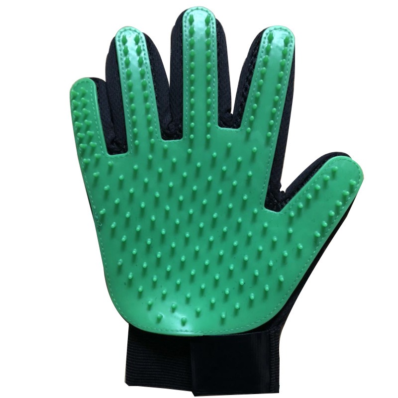 Hot selling pet dog hair combing gloves pet dog cat suitable pet supplies