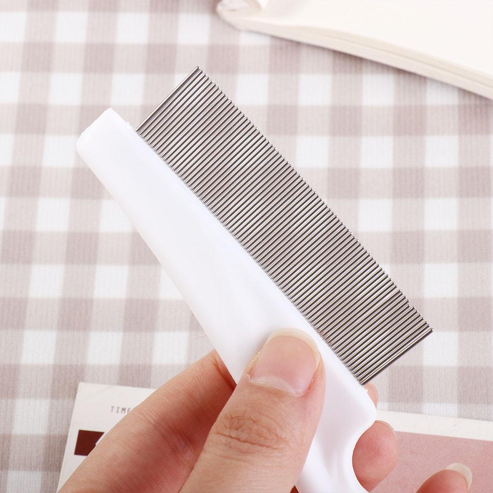 1Pc Dog Grooming Brush Small Pet Hair Remover Flea Comb Shampoo Bath Brush For Dog Cat Hamster Guinea Pig Rabbit Accessories