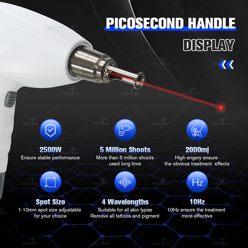 Perfectlaser New Q Switch Picolaser Nd Yag Laser Removal Tattoo Picosecond Machine Korea Picoseconed Equipment After-Sale Service