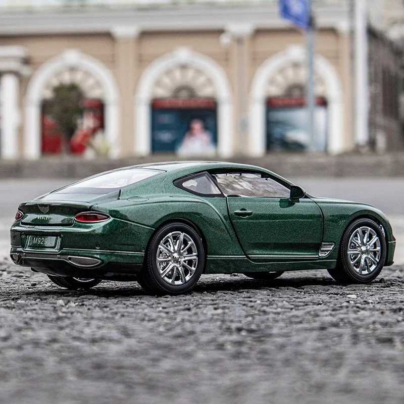 Diecast Model Cars 1 24 Bentley Continental GT Alloy Luxy Car Model Diecasts Simulation Metal Car Model Sound Light Collection Childrens Toys Gift