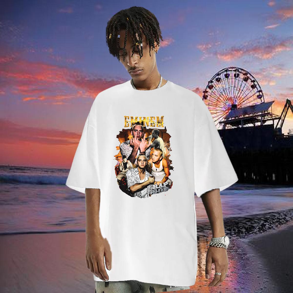 Loose Fit T-Shirts Cotton Breathable Beach Men Tshirts Custom New Tops Tees
