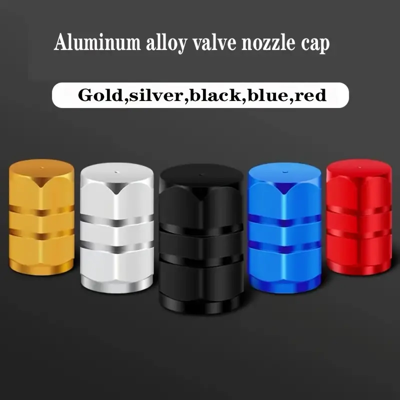 New Car Universal Aluminum alloy Wheel Air Dust Caps Colorful Moto Bicycle Tire Air Vae Caps Dust Cove Square car accessory aec3e 5 00435