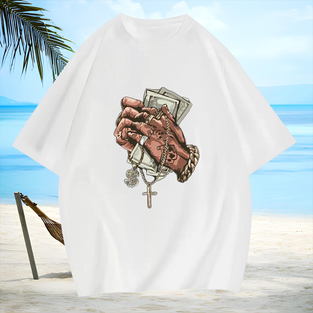 Designer Fashion Mens T Shirts Cotton Breathable Home Outdoor Tshirts Custom Comfortable Clothes