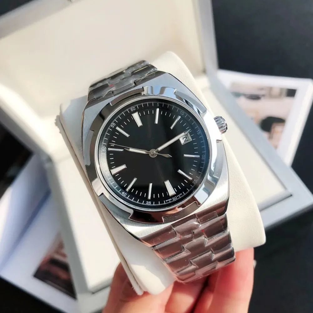 U1 Top-grade AAA Quality Watch OverSeas 4500V/110A-B128 41mm Men Sapphire Glass Watches Automatic Mechanical Movement Stainless Steel Strap Wristwatches