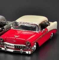 Diecast Model Cars 1 24 1956 BEL AIR High Simulation Diecast Car Metal CHEVY Alloy Model Car Gift Collection