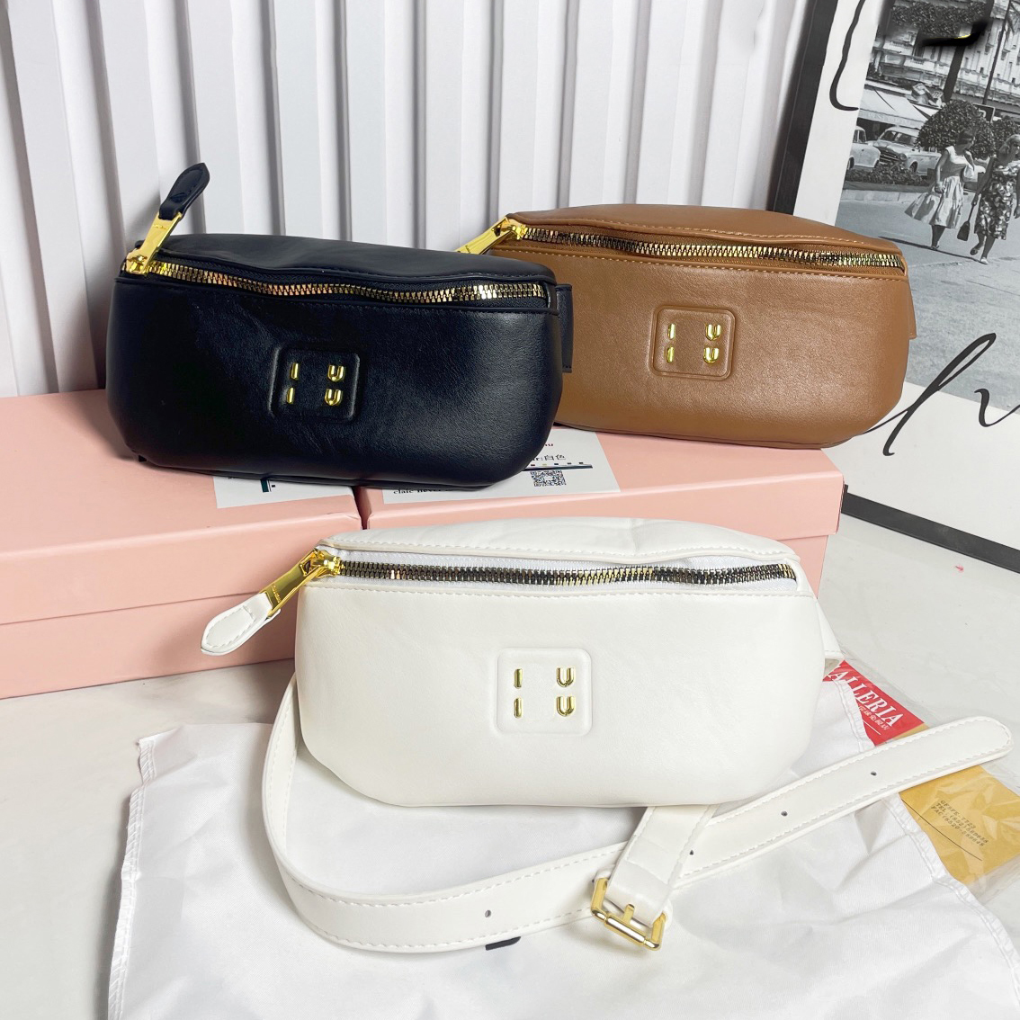 Bumbag Designer for Womens Mens Belt Fanny Pack Fashion Waist Chest Crossbody Bags Genuine Leather Shoulder Bag Purse CXG240612-15