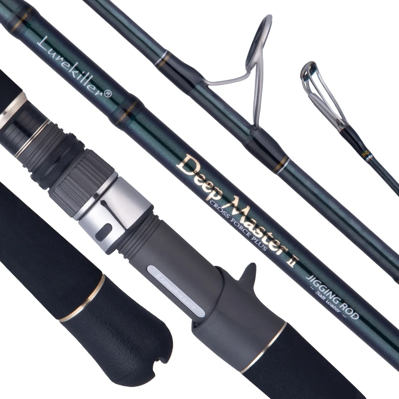 Lurekiller Japan Full Fuji Parts Jigging Rod 1.8M PE 2-4 Lure Weight 80-200G/100-30G 20kgs Spinning/casting Ocean Fishing Rod
