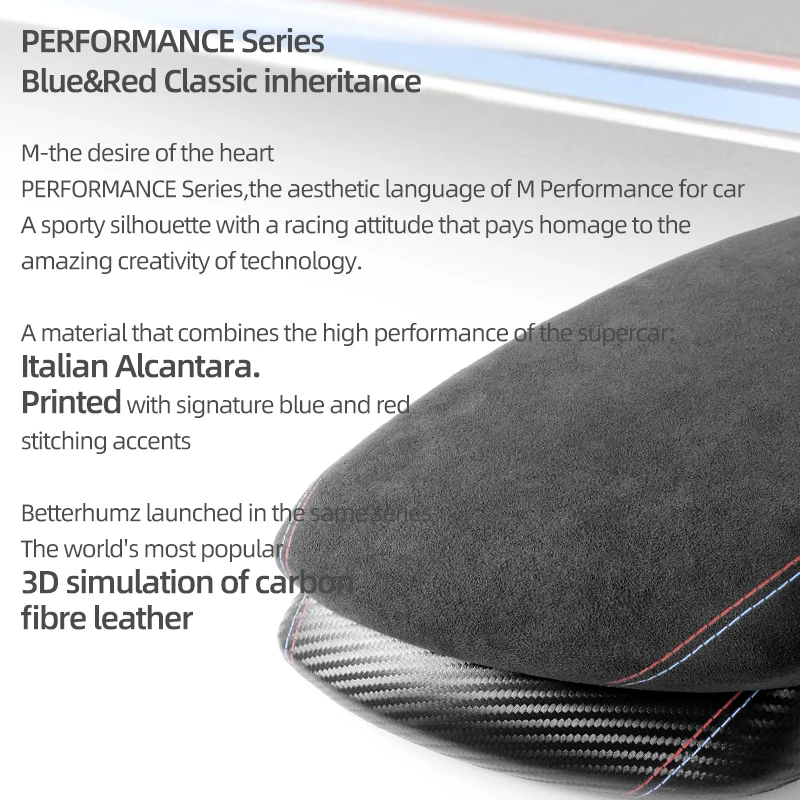 For F20 F21 F22 1 series Interior Trim Center Console Armrest Box Panel Cover Sticker Made of Alcantara Wrap Car Accessories