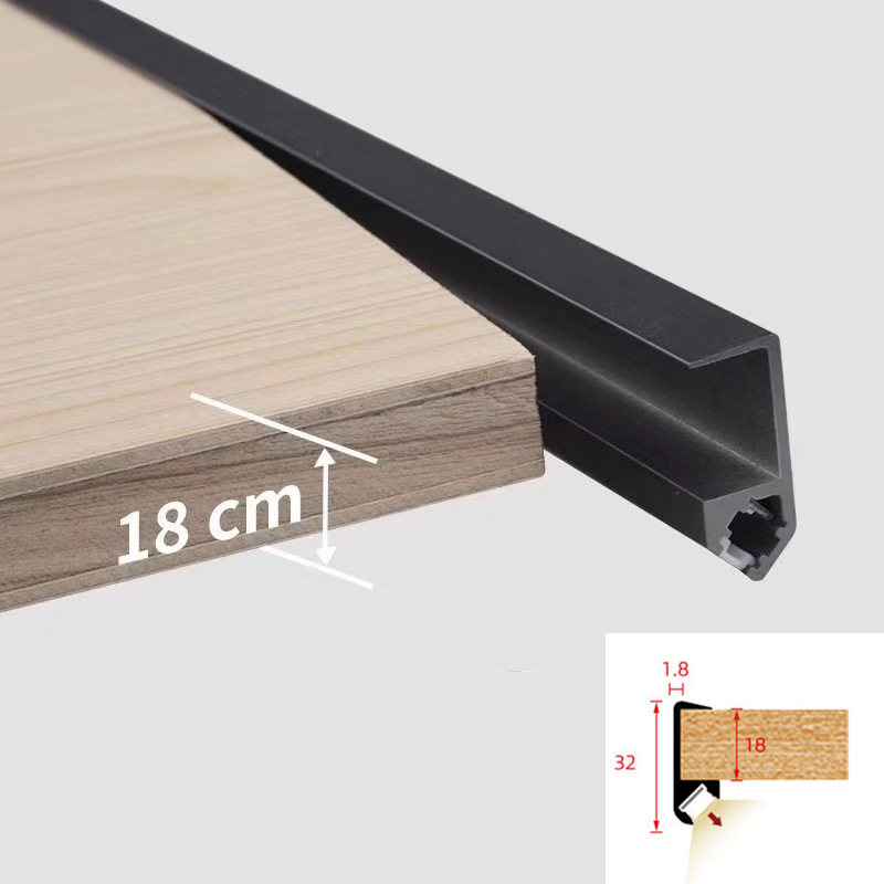 LED Cabinet Lamp Wardrobe 45 Degree Oblique Lighting for 18mm Layer Board Closet led Aluminum Profile Clip Shelf Bar Strip Light