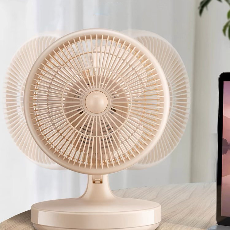 Changhong Electric Fan Mini Bed Office Shake Head Table Fan Household Bedhead Light Sound Desktop Electric Fan