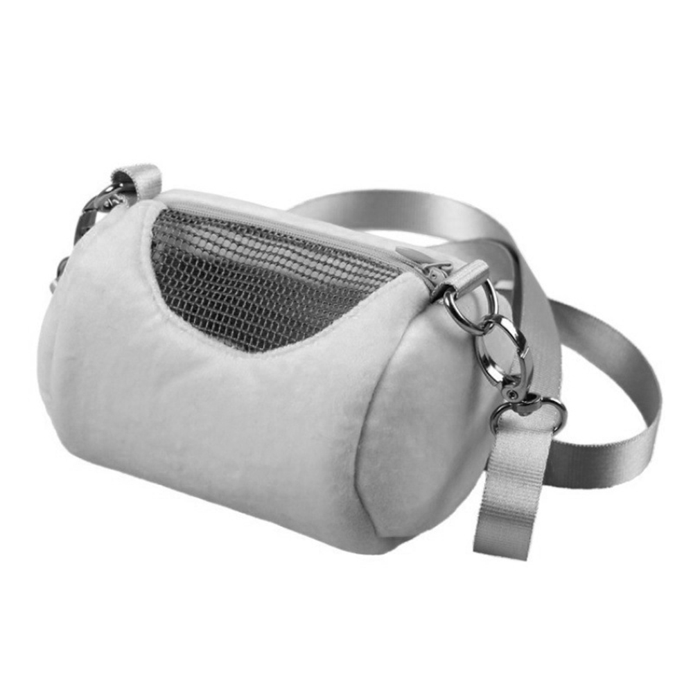 Hamster carrier bag pet cage cross body accessories cylinder design soft practical house travel portable squirrel bag