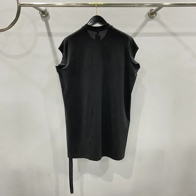 High Street Mens Tshirt Oversized Tees Pentagram Print Vest Cotton Oneck Tank Tops Womens Clothing 240520