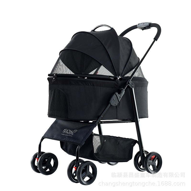 High Quality Strong And Durable Metal Can Separate Small Portable Pet Stroller Outdoor Travel Of Cats And Dogs For Pet Stroller