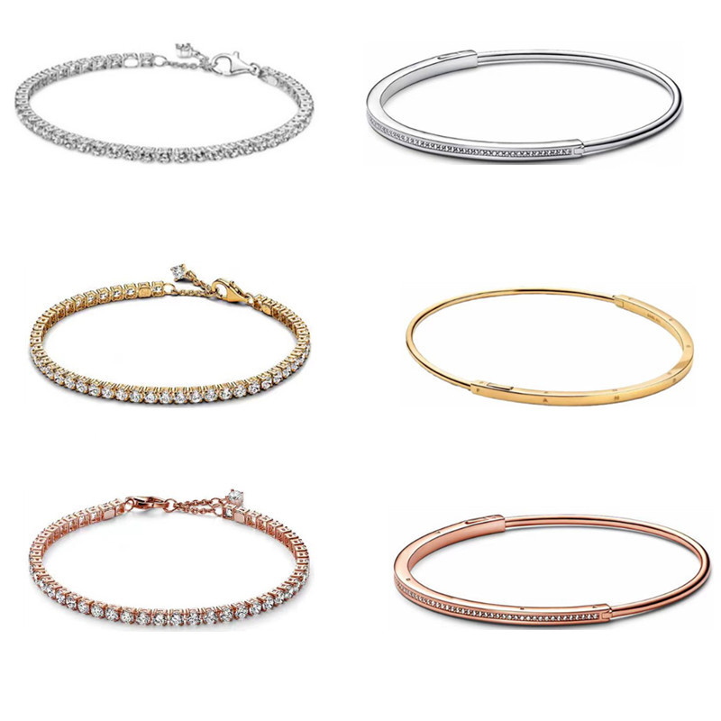 luxury bracelet tennis bracelets fashion jewelry woman mens diamond bangle silver Bracelet stainless steel jewelrys designers for holiday christmas gift
