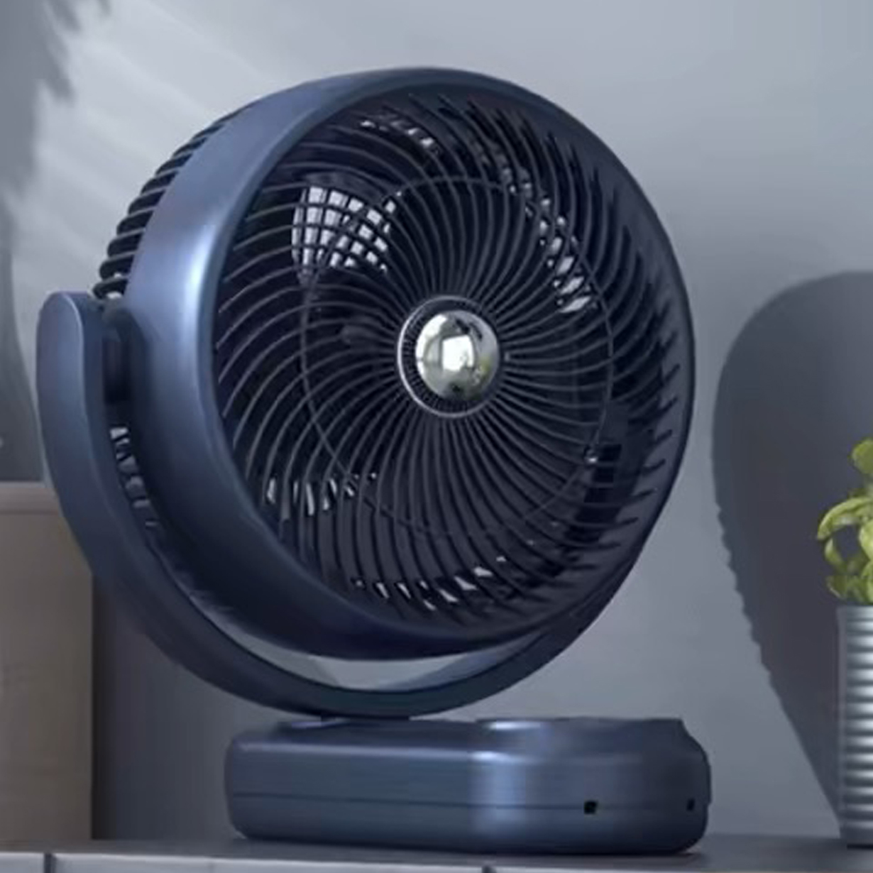 Wall fan, household air circulation fan, kitchen and bathroom wall mounted electric fan, non perforated wall mounted