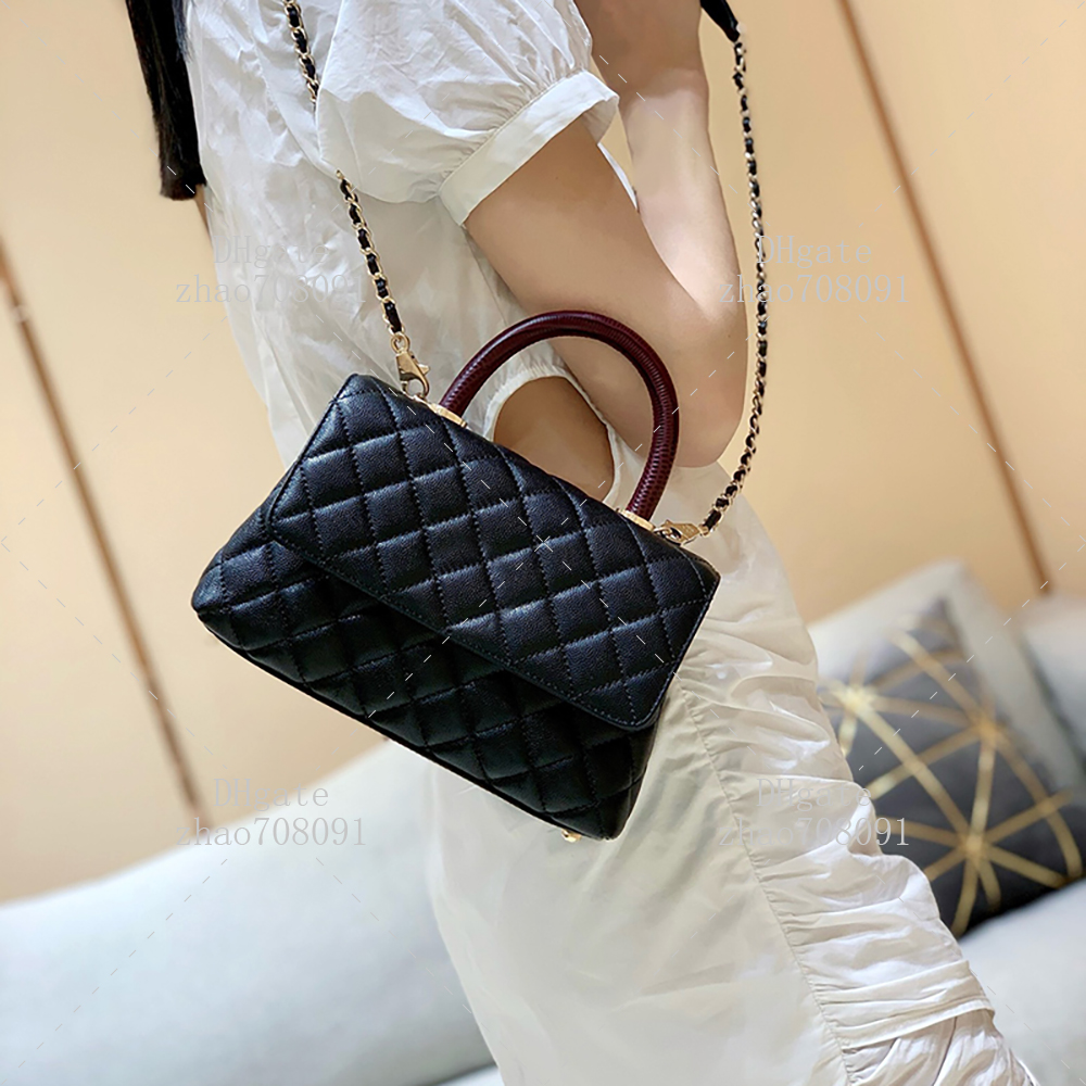 designer bag handbag 1:1 TOP quality 24cm Cowhide shoulder bag luxury lady crossbody bag With box C054