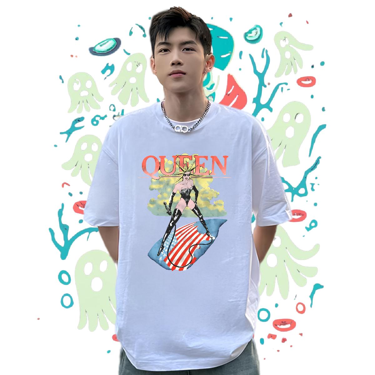 Fashion New T shirt DIY Tshirt for Man Woman Summer Casual Crew Neck Cotton Designer Tops