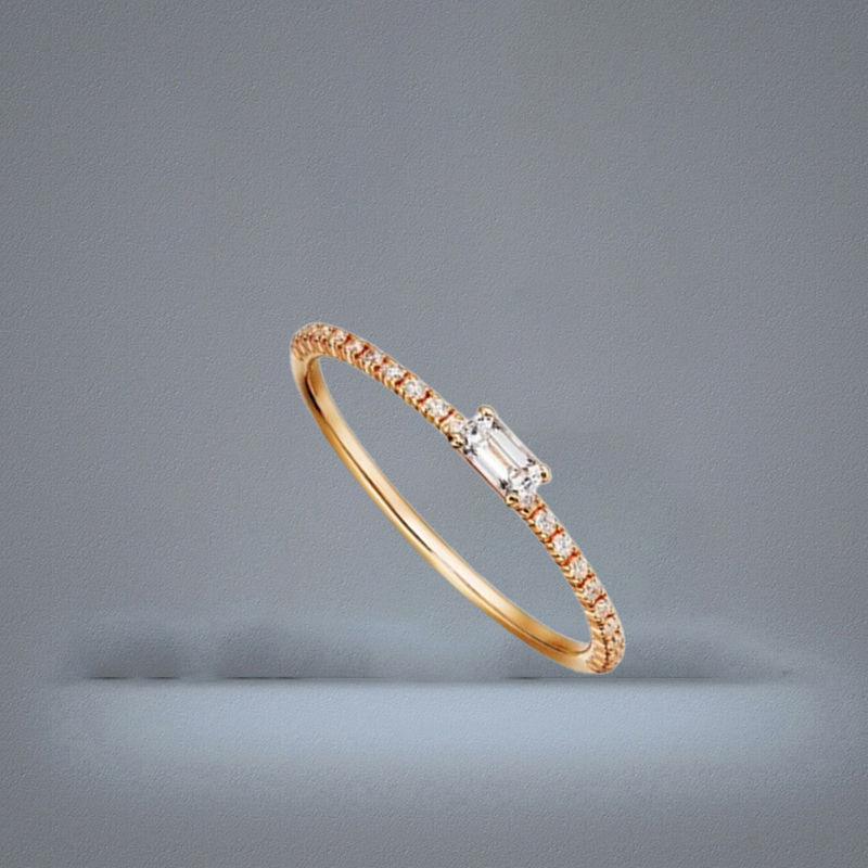love diamond ring designer jewlery women engagement wedding rings luxury moissanite ring Rose gold Silver Titanium