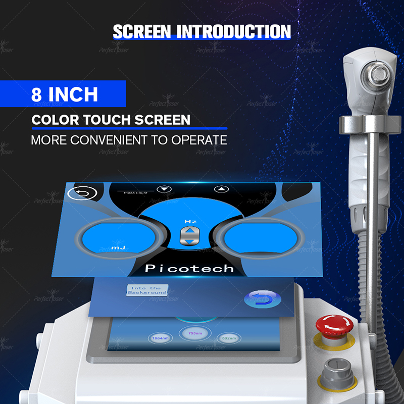 Perfectlaser New Q Switch Picolaser Nd Yag Laser Removal Tattoo Picosecond Machine Korea Picoseconed Equipment After-Sale Service