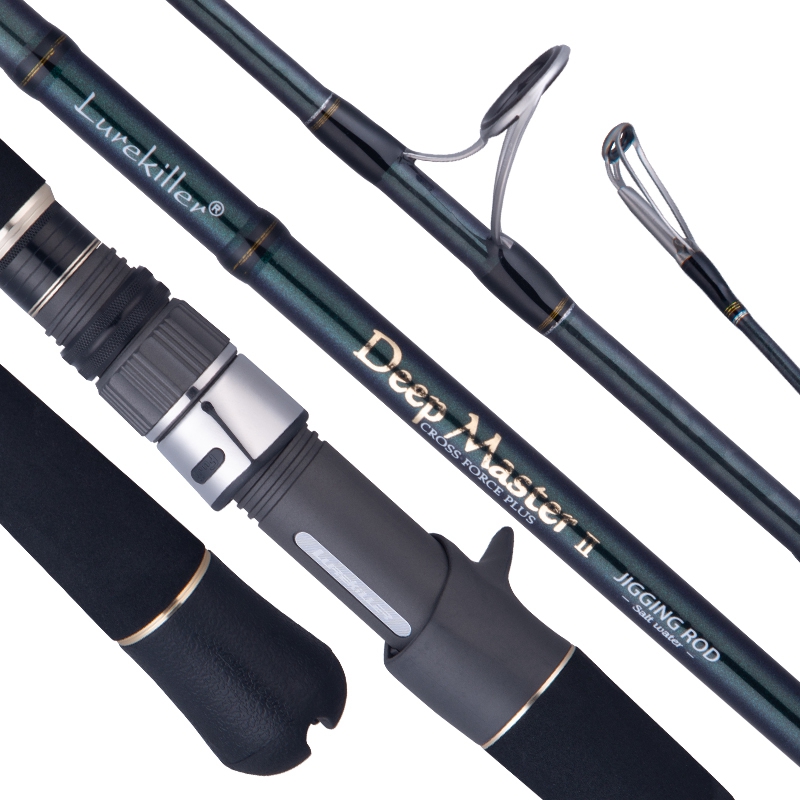 Lurekiller Japan Full Fuji Parts Jigging Rod 1.8M PE 2-4 Lure Weight 80-200G/100-30G 20kgs Spinning/casting Ocean Fishing Rod