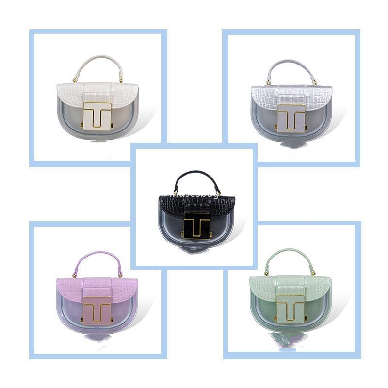 High quality women's bag designer crossbody bag women's shoulder bag luxurious chain fashionable shopping bag handbag mini jelly bag high-qu