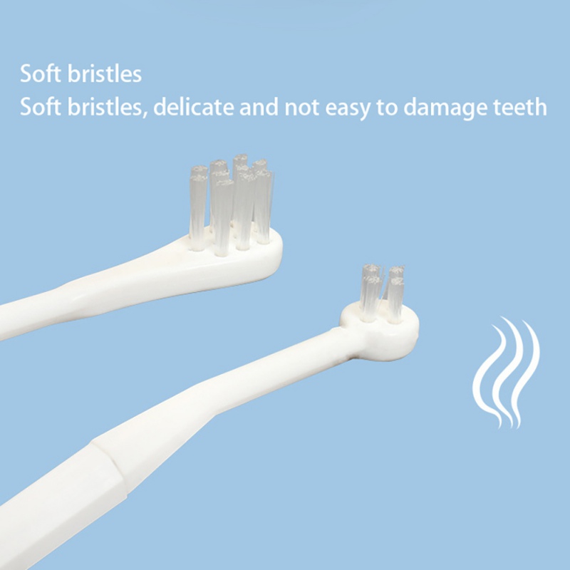 Pet Toothpaste Set Care Fresh Breath Tool for Dogs Cats Vanilla Beef Flavor Toothpaste Finger Tooth Brush Dog Plaque Removal Kit