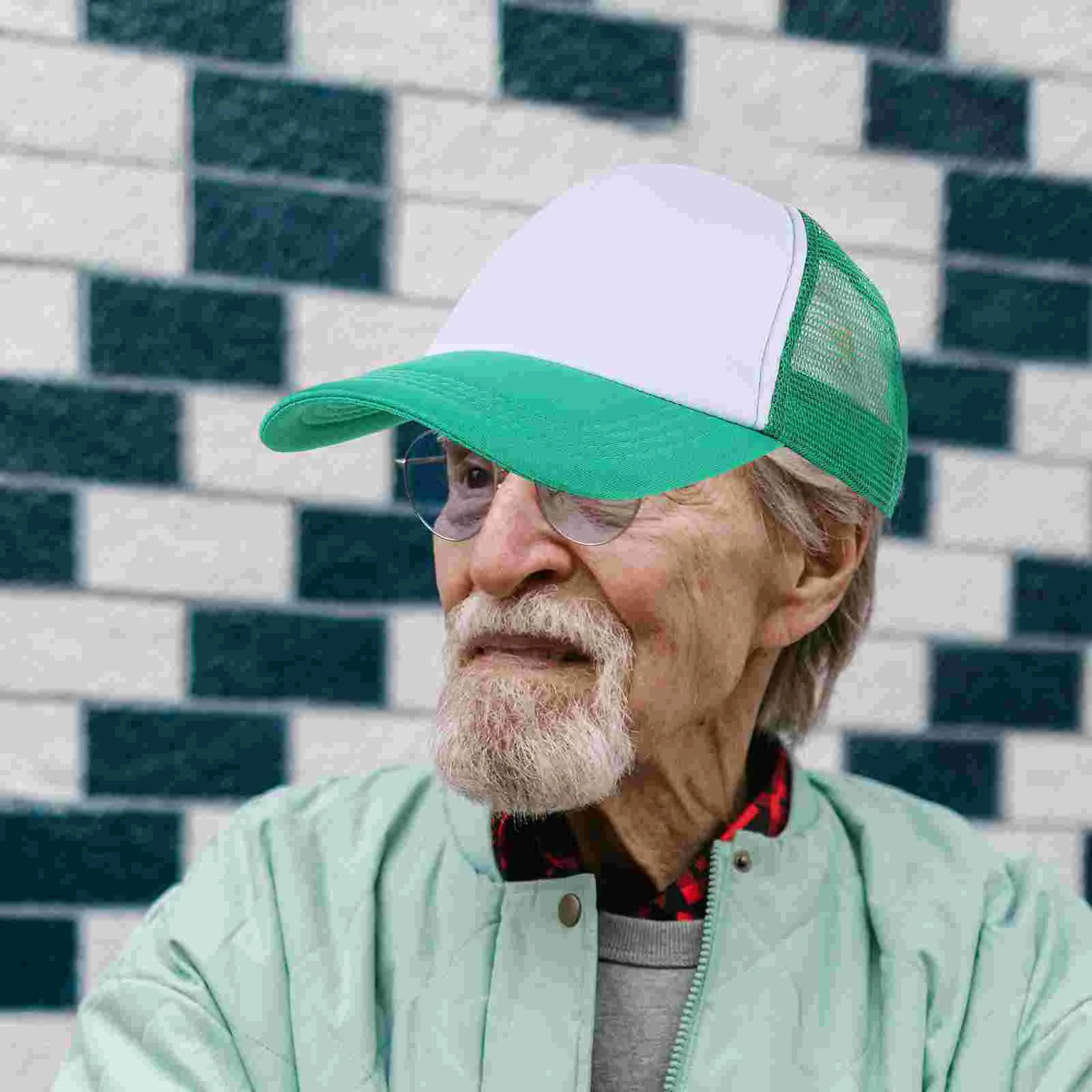 10 Pcs Driver Heat Transfer Hat Blank Sublimated Baseball Cap Men Women Polyester Mesh Cap Sponge Sublimation Blank 240528