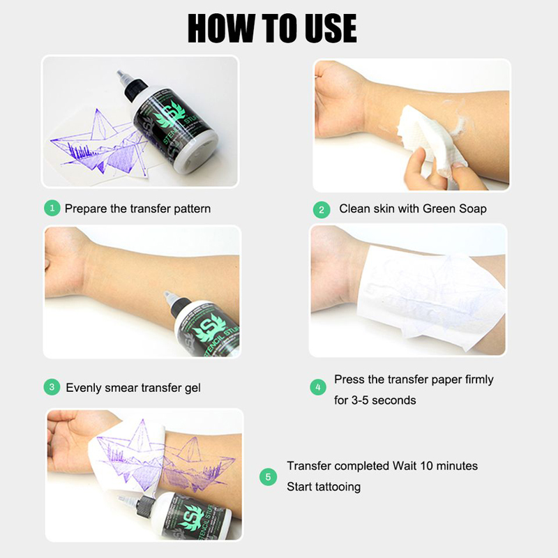 Wholesale America Brand Stencil Tattoo Stuff Longer Lasting Tattoo Stencils paint Transfer inks 4oz/8oz Tattoo Ink dynamic Tools