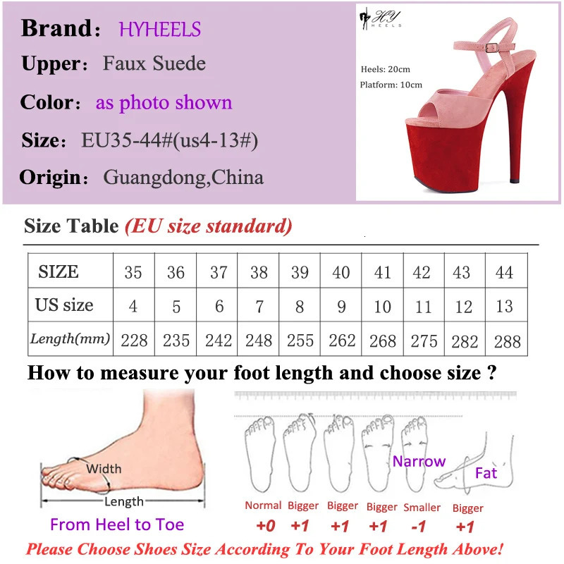 20CM/8inches Red Lip Print Upper Sexy Exotic High Heel Platform Party Sandals Pole Dance Shoes Model Shows Sandals 240528