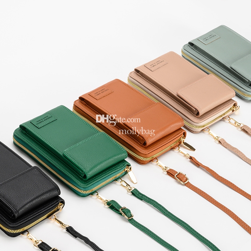 Designer Women's High Quality Fashion New Phone Wallet Multi functional Shoulder Bag PU Leather Classic Retro Crossbody Bag Multi color